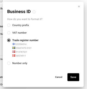 New formatting options_Business_ID