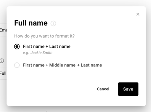 New formatting options_Full_name