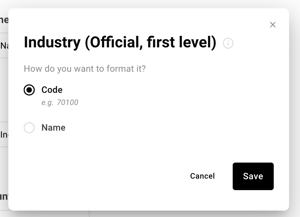 New formatting options_Industry