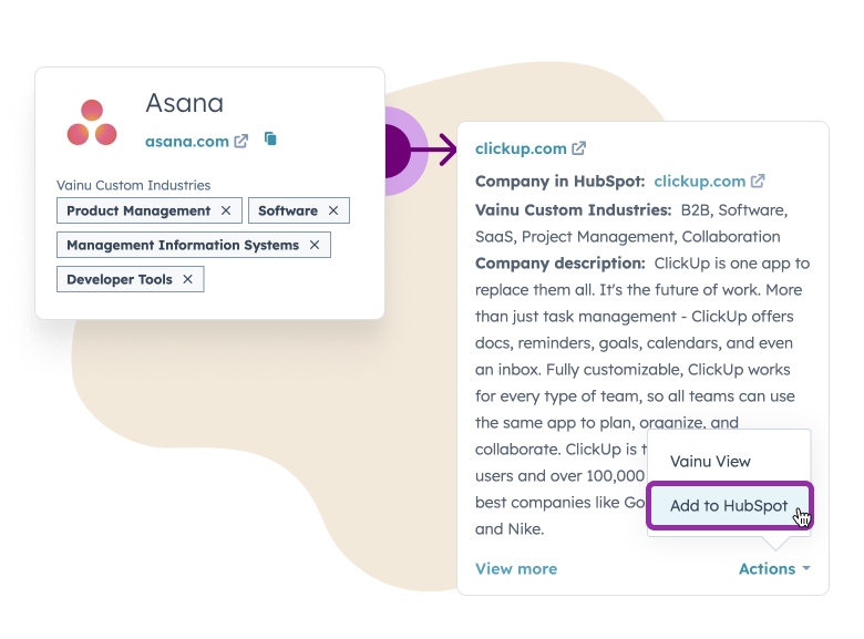 Add companies to HubSpot