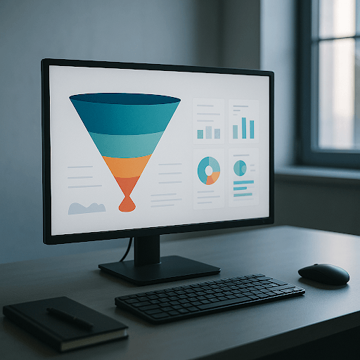 Sales funnel , photo