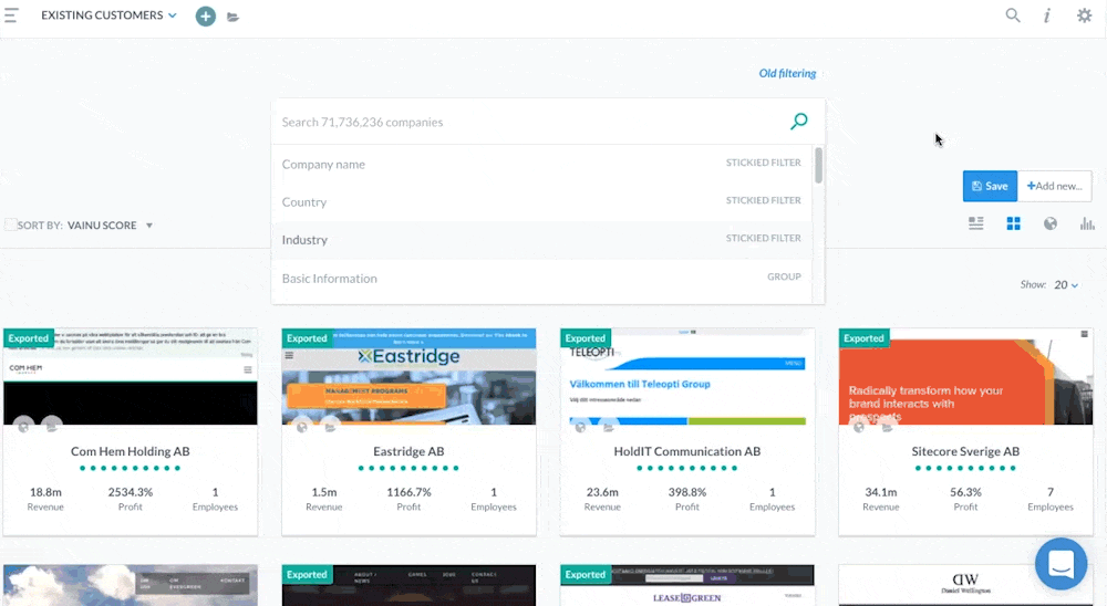 Prospecting Signal Organizational Changes